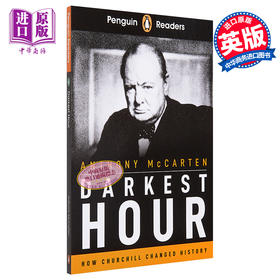 【中商原版】企鹅阅读第6级 至暗时刻 英文原版 Penguin Readers Level 6 Darkest Hour ELT Graded Reader Anthony McCarten