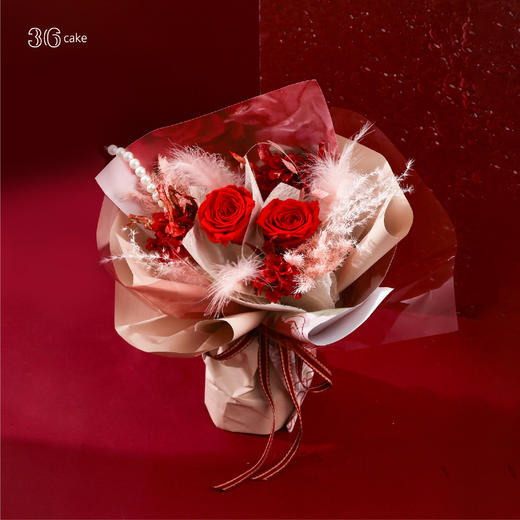 天秤座.如约永生花，一束 商品图1