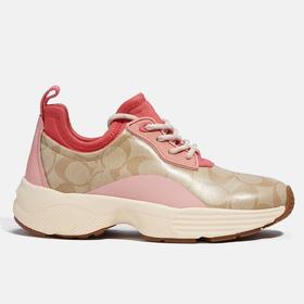 Coach新款C270皮质老花拼色 女士老爹鞋运动鞋￥999直邮到手✈️