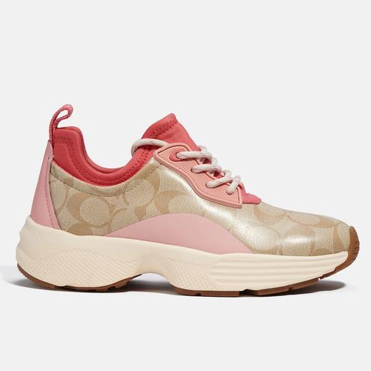 Coach新款C270皮质老花拼色 女士老爹鞋运动鞋￥999直邮到手✈️ 商品图0