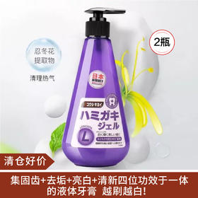 【清仓好价】皓齿清川西柿果炫洁牙膏251g*2