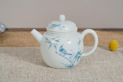 竹报平安小壶130ml（口径4.6cm，长10cm，高7.5cm，底足4.8cm） 商品图1