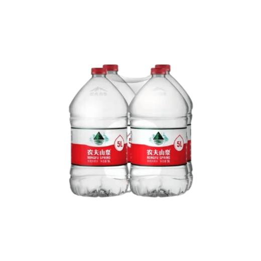 农夫山泉饮用天然水5L*4一箱（塑膜装） 商品图0