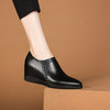 优雅简约，真皮拼接坡跟新款内增高单鞋MYX-k706 商品缩略图11