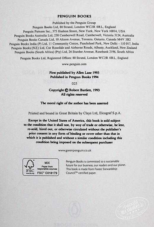 【中商原版】欧洲的形成：征服、殖民和文化变迁950 - 1350 英文原版 The Making of Europe Robert Bartlett 商品图4