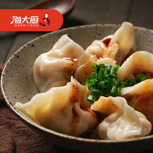 海大厨 鱼籽鲜虾水饺 325g 18只 海鲜水饺 早餐速冻水饺 商品图0