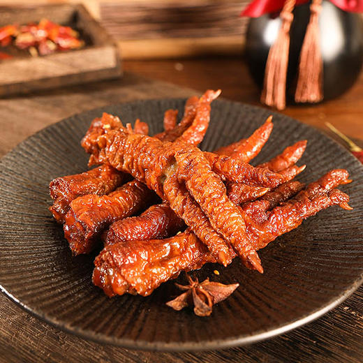 【秒杀】千百度虎皮凤爪32g+鸭翅根35g（香辣/五香混装）组合 商品图3