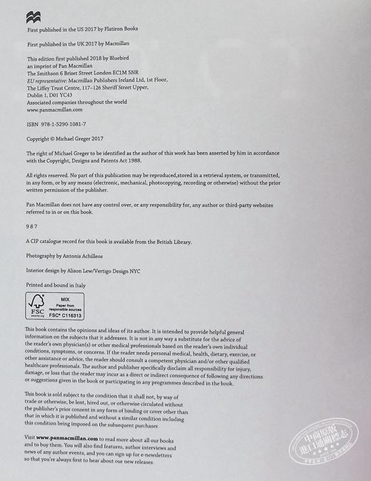 【中商原版】怎么才能不死菜谱 英文原版 The How Not To Die Cookbook Greger 商品图4