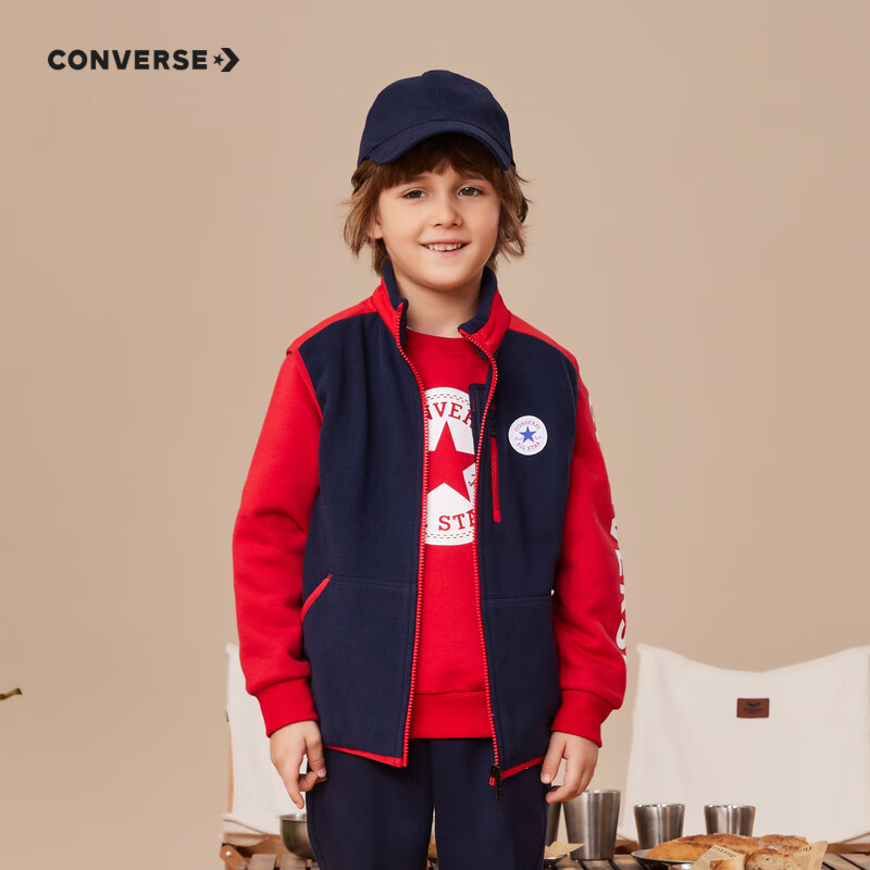 CONVERSE 冬 大童 小童 马甲 CNVN-VE-D048