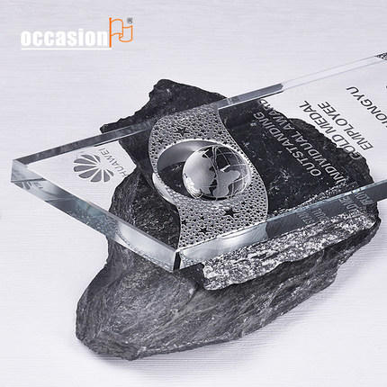 璀璨银河奖杯定制制作DIY个性定做水晶玻璃奖品2022新款厂家直销 商品图3