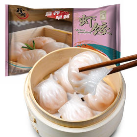 珍网 水晶虾饺160g 8只 早餐点心 广式早茶 蒸饺 饺子 火锅食材 粤菜 方便菜