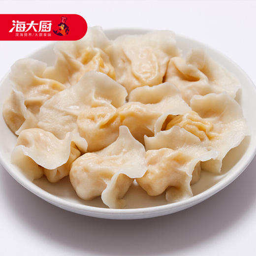 海大厨 鱼籽鲜虾水饺 325g 18只 海鲜水饺 早餐速冻水饺 商品图1