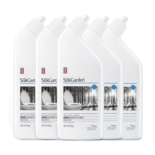 「5瓶装！阳光松木洁厕剂」蔬果园阳光松木洁厕剂去污垢除异味清香提亮洁厕灵清洁工具 商品图4
