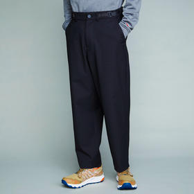 F/CE TRAVELLER TAPERED PANTS 机能面料垂坠抗皱毛呢锥形长裤