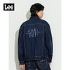 Lee商场同款101+22秋冬新品蓝色男牛仔夹克外套LMT002705100-761 商品缩略图0