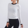 【氨基酸瑜伽长袖】修身显瘦氨基酸运动长袖上衣女网红健身服跑步弹力瑜伽服RX 000 T2043 商品缩略图2