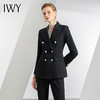 IWY/黑色高端职业西装套装女白领通勤正装工作服修身显瘦 OLC10433+P10433 商品缩略图6