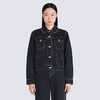 KENZO 高田贤三 女士棉质牛仔外套 黑色 FC62 DV235 9EJ 99 商品缩略图1