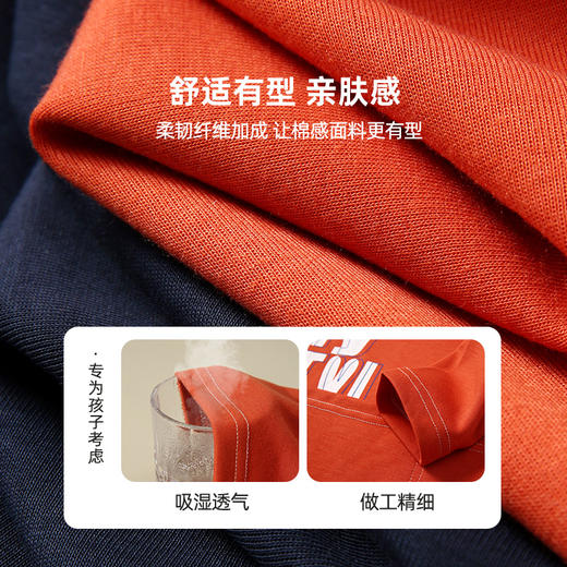 字母口袋印花T恤PQTX2201 商品图4