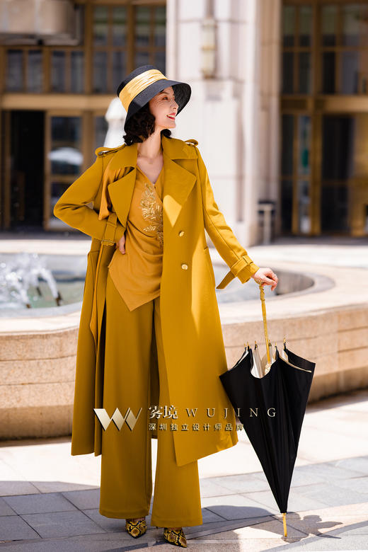 2202186 金丝巴洛 厚织双色斜纹    醋酸缎外套 雾境 商品图3