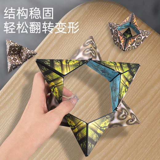 【百变魔方 玩趣出奇】 3D磁力魔方 促进智力发展 多种形状变换 空间思维锻炼 发挥潜能拼出宇宙 商品图1
