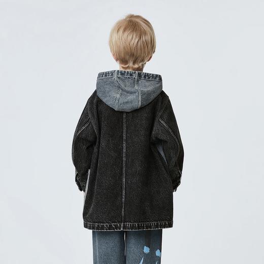 JNBY   21年秋款  带帽牛仔中长款风衣 1L8916310 商品图1