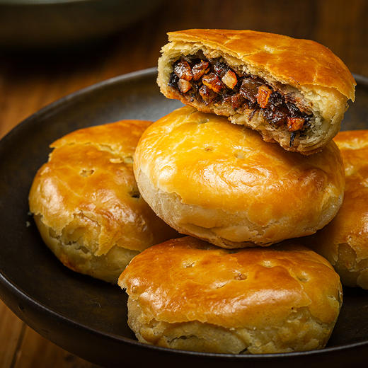 【湖南特产】超吉心意梅菜扣肉饼200g/袋 咸甜交错 口感丰富 商品图0