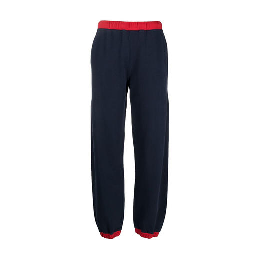 KENZO 高田贤三 女士棉质 KENZO Paris 徽标刺绣休闲运动裤 藏蓝色 FC62 PA701 4MF 77 商品图0