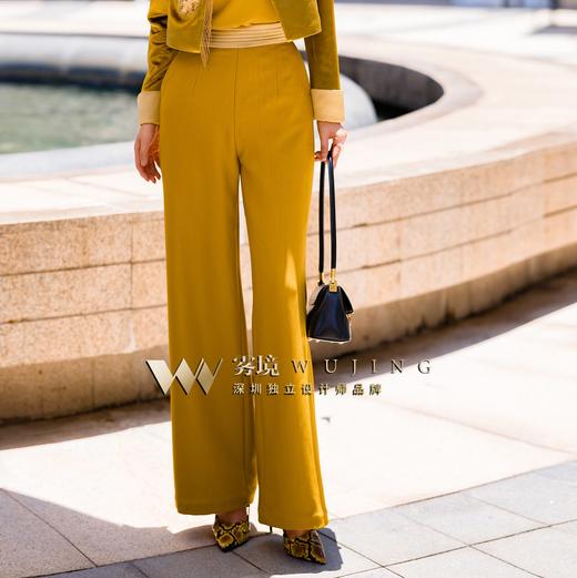 2202183 金丝巴洛 厚织双色斜纹
鎏金缎裤子 雾境 
 商品图0