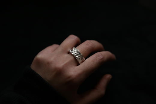 CHEZ BOQUE 覆盖系列原创手工925银戒指《我们织》 商品图2