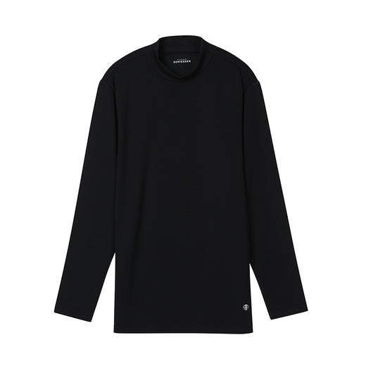 【暖柔半高领】SCHIESSER 德国舒雅 铂雅男士秋冬薄绒半高领保暖（单上衣）95/19130Q 商品图2