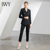 IWY/黑色高端职业西装套装女白领通勤正装工作服修身显瘦 OLC10433+P10433 商品缩略图4