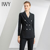 IWY/黑色高端职业西装套装女白领通勤正装工作服修身显瘦 OLC10433+P10433 商品缩略图0