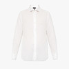 EMPORIO ARMANI 阿玛尼 男士棉质长袖衬衫 白色 6L1C86 1N8JZ F117 商品缩略图0