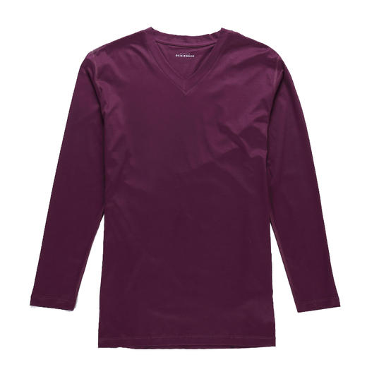 【100%丝光棉】(断码清仓不退换）SCHIESSER 德国黑标铂雅正品全棉男士保暖内衣套装 95/10327W 商品图1