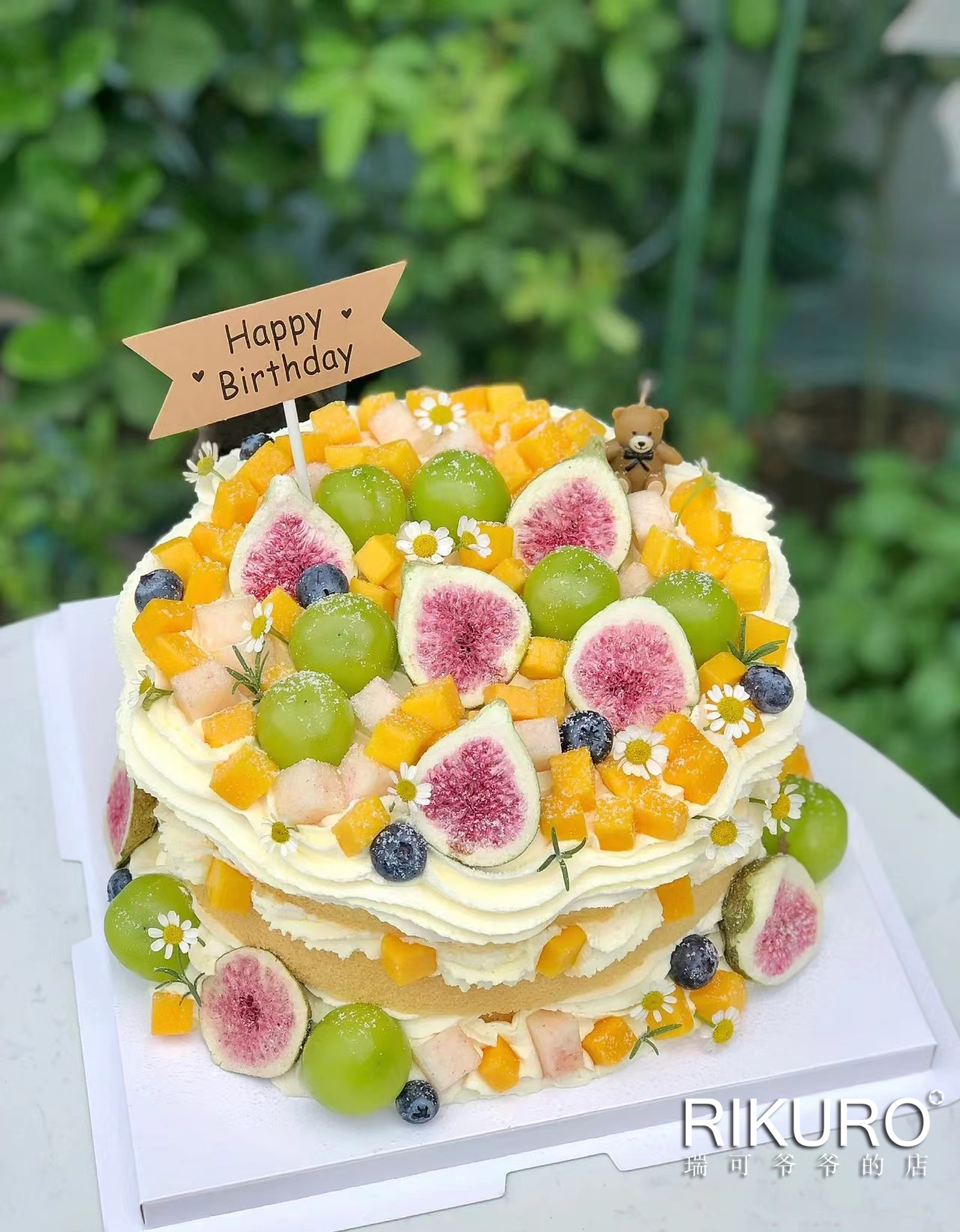 【Ins风森林系】鲜果裸蛋糕
