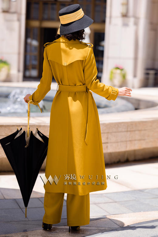 2202186 金丝巴洛 厚织双色斜纹    醋酸缎外套 雾境 商品图5