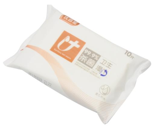 【亚欧超市】优普爱杀菌湿巾10片/包 商品图1