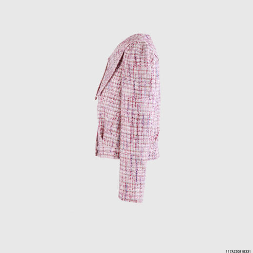 芽条装饰大翻领外套 商品图1