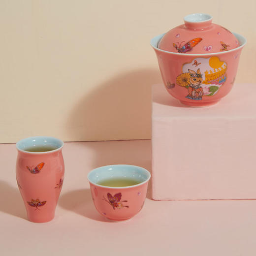 【采购专享】南山匠人·花间兔茶具套装  商品图2