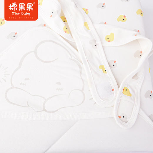 商场同款棉果果冬季男童女童夹棉有机棉柔软抱被，90*90cm，M401550822677 微商城发货不带礼盒~如需加礼盒请联系客服+10元运费哦~ 商品图2