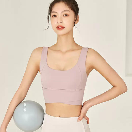 跃牌【化蝶双飞】系列新款裸感瑜伽健身胸围0028（一体式胸垫） 商品图0