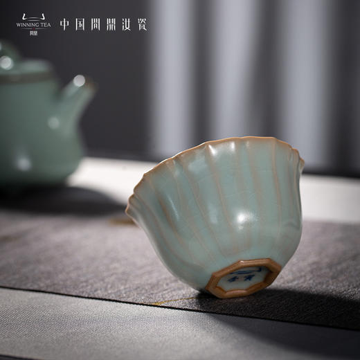 问鼎汝瓷鼎峰系列天青壬寅沐菊杯 商品图1