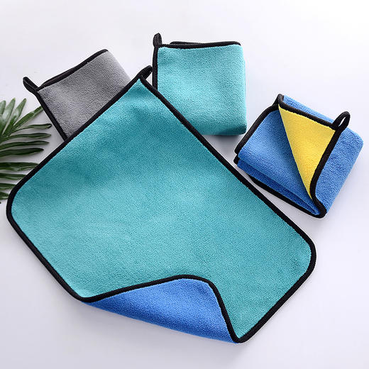 复合珊瑚绒擦车巾，双面加厚珊瑚绒设计，两秒瞬吸 商品图2