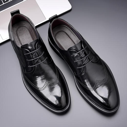 【服饰鞋包】新款商务休闲皮鞋男士鞋子英伦 商品图2