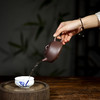 【弱水三千非我饮 石瓢一露已知足】镜壶御品 施小勤作品 紫泥平盖石瓢 9孔 200cc 礼盒装 商品缩略图3