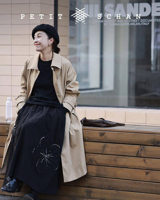 【经典款】PETIT SCHAN小闪 #037 Big mushroom in summer 蘑菇的夏天 日本进口纯亚麻纱线贝雷帽/画家帽 商品图4