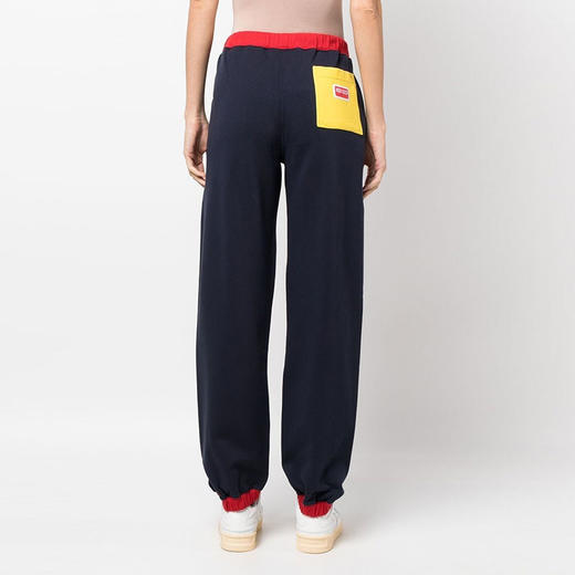 KENZO 高田贤三 女士棉质 KENZO Paris 徽标刺绣休闲运动裤 藏蓝色 FC62 PA701 4MF 77 商品图2