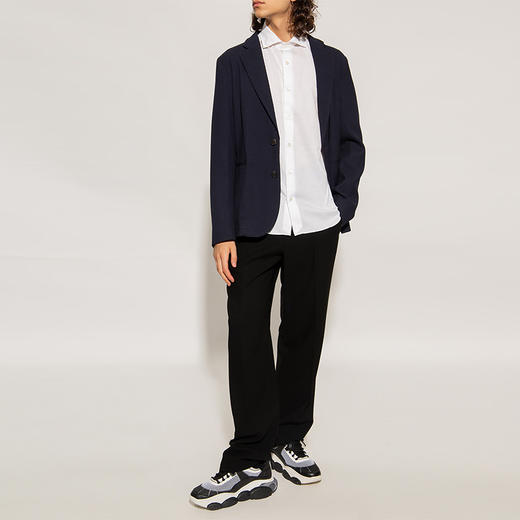 EMPORIO ARMANI 阿玛尼 男士棉质长袖衬衫 白色 6L1C86 1N8JZ F117 商品图3