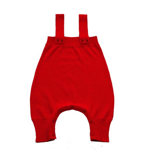 【婴儿背带裤 舒适亲肤】春秋可开档0-1-2岁男女宝宝大PP毛线衣服针织纯棉裤子 商品图9